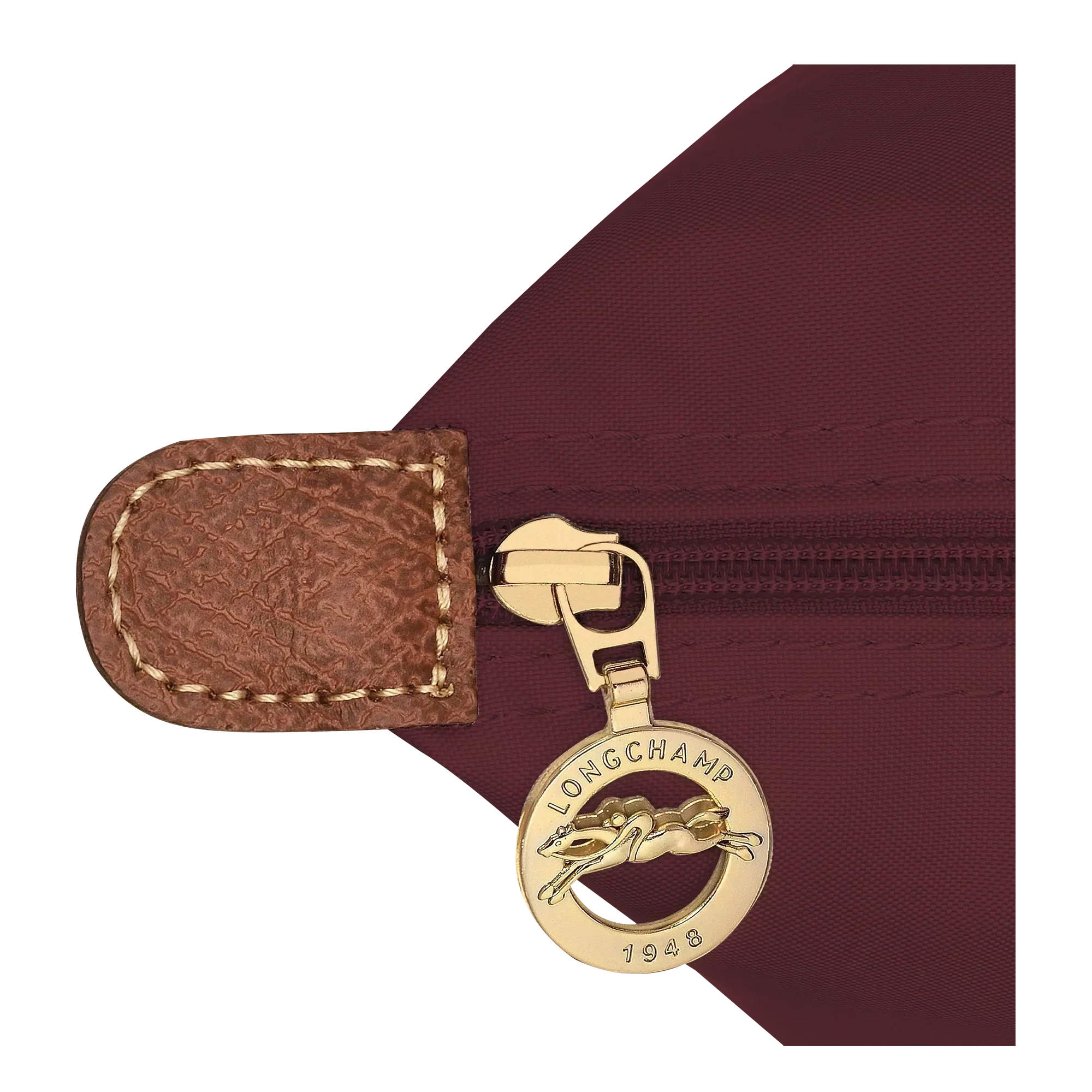 Longchamp - Bolso grande Le Pliage, burdeos
